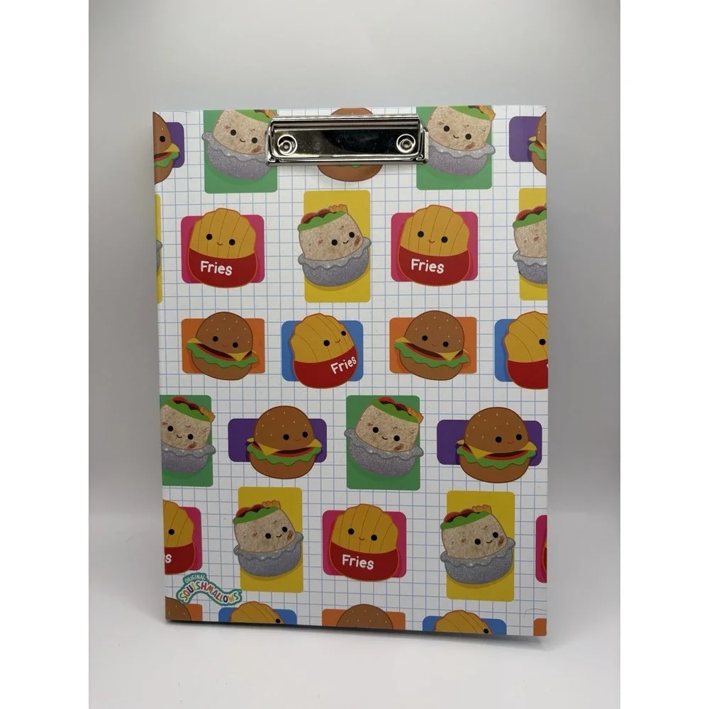 Squishmallows Clipboard Folder & Notepad (2 Pocket Folders) School 12.5 